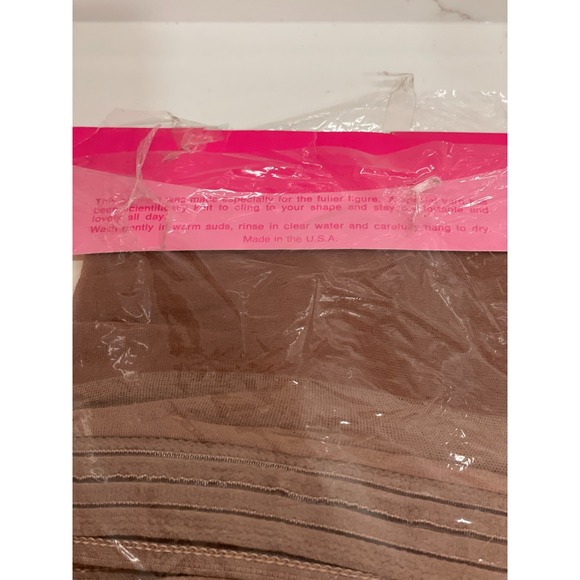 Vintage Lane Bryant Pantyhose Nylon Size 2X‎ Pack of 2 Taupe USA Made Open Pack - Picture 4 of 5